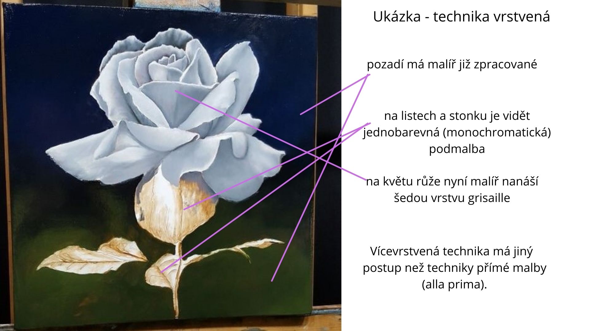 Grisaille ukazka Grisaille ukazka